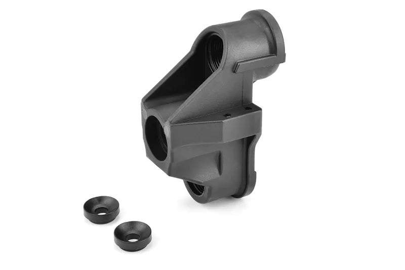Team Corally C-00180-108-1 Composite Front Wide Steering Block with Ball Cups fits: Dementors, Jambo, Punisher, Kronos, and Kagama
