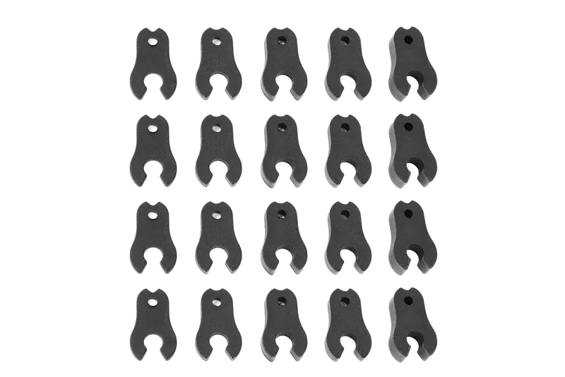 Team Corally C-00180-109 Caster Clips Set - 1 to 4.5mm - 1 Set: Dementor, Kronos, Python, Shogun, Kagama