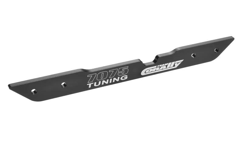 Team Corally C-00180-1125 Black Aluminum Lower Center Chassis Brace fits Asuga XLR