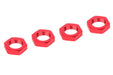 Team Corally C-00180-230 Aluminum Ribbed Wheel Nut fits: Dementor, Kronos, Python, Shogun, and Kagama (4 Pack)