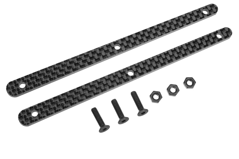 Team Corally C-00180-256 Graphite 2.5mm Rear Chassis Brace Stiffener fits: Kronos, and Shogun