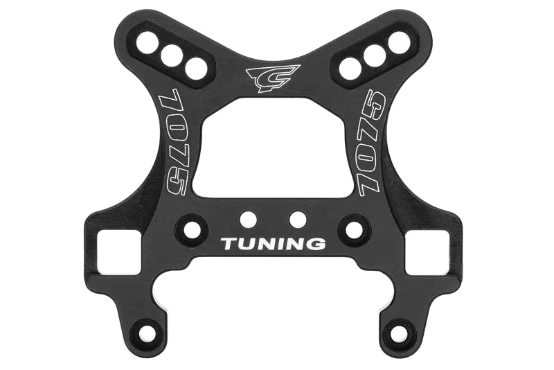 Team Corally C-00180-424 Black Aluminum Front Shock Tower 5mm Swiss 7075 T6 fits Python XP Radix 4s Radix 6S