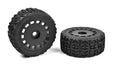 Team Corally C-00180-613 Off-Road 1/8 Truggy Tires Tracer Glued on Black Rims 1 pair