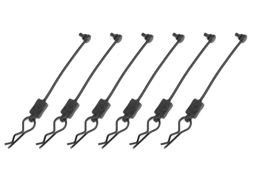 Team Corally C-00180-614 Body Clip Retainer with Black Body Clip fits Kagama