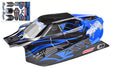 Team Corally C-00180-857-B Blue Pre-Cut Polycarbonate Body fits Asuga XLR