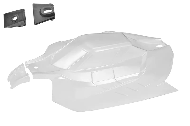 Team Corally C-00180-857 Clear Pre-Cut Polycarbonate Body fits Asuga XLR