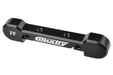 Team Corally C-00180-874 Black Aluminum 8mm Heavy Duty Suspension Arm Mount for Front Side of the Front Suspension for Kagama
