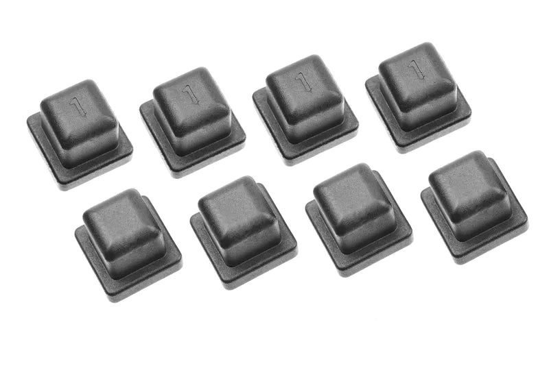 Team Corally C-00180-907 Composite Arm Holder Inserts (8 pcs), for Kagama