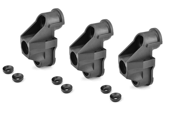 Team Corally C-00180-916 Composite Front HD Heavy Duty Steering Block Wide Pillow Ball Cup (6)