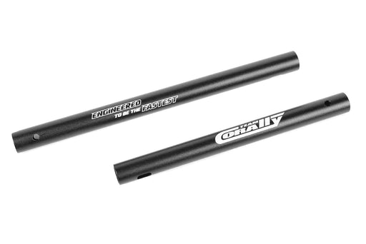 Team Corally C-00180-953 Front/Rear Black Aluminum Chassis Tube MT-G2 fits Kagama