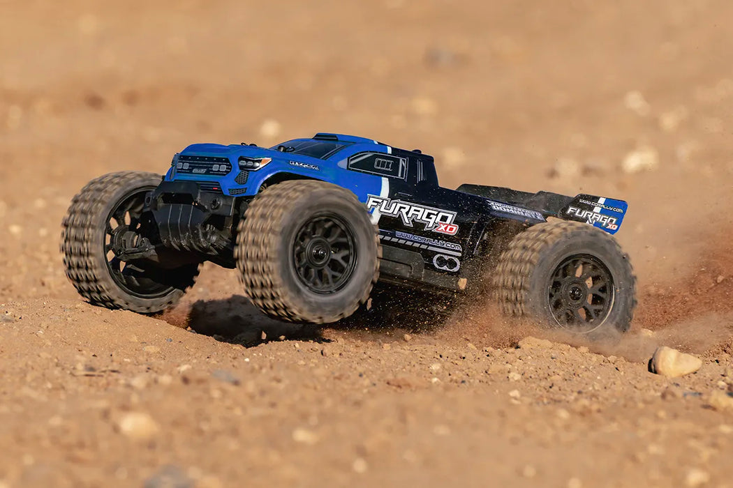 Team Corally C-00230-B Blue FURAGO XD 4WD 2S Small Scale RTR Monster Truck