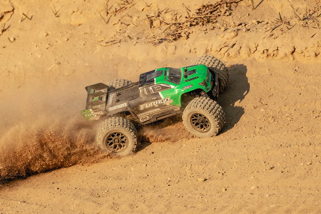 Team Corally C-00230-G Green FURAGO XD 4WD 2S Small Scale RTR Monster Truck