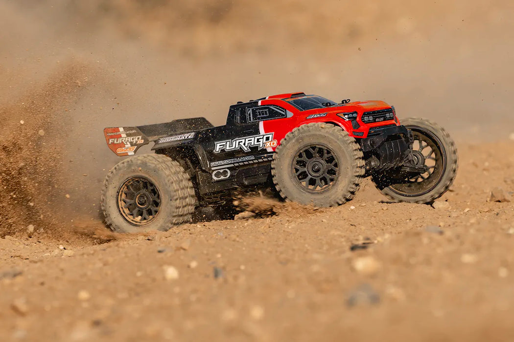 Team Corally C-00230-R Red FURAGO XD 4WD 2S Small Scale RTR Monster Truck