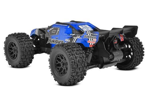 Team Corally C-00231-B Blue PUNISHER XD 4WD 2S Small Scale RTR Monster Truck