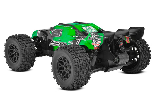 Team Corally C-00231-G Green PUNISHER XD 4WD 2S Small Scale RTR Monster Truck