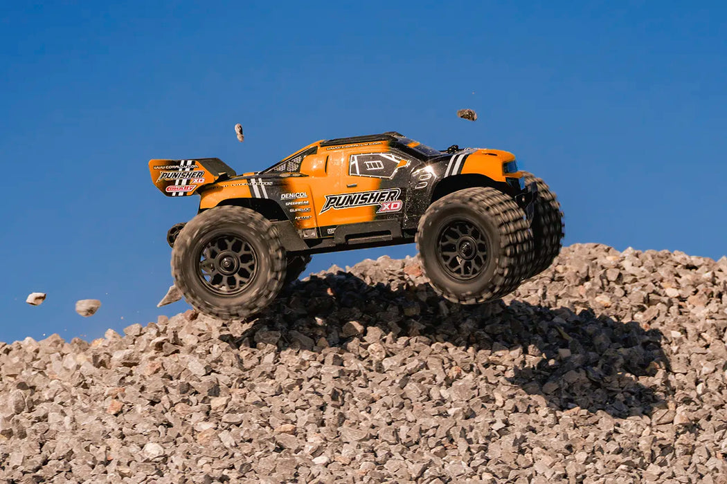 Team Corally C-00231-O Orange PUNISHER XD 4WD 2S Small Scale RTR Monster Truck