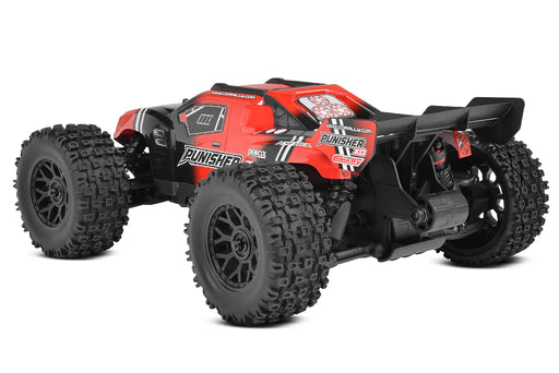 Team Corally C-00231-R Red PUNISHER XD 4WD 2S Small Scale RTR Monster Truck