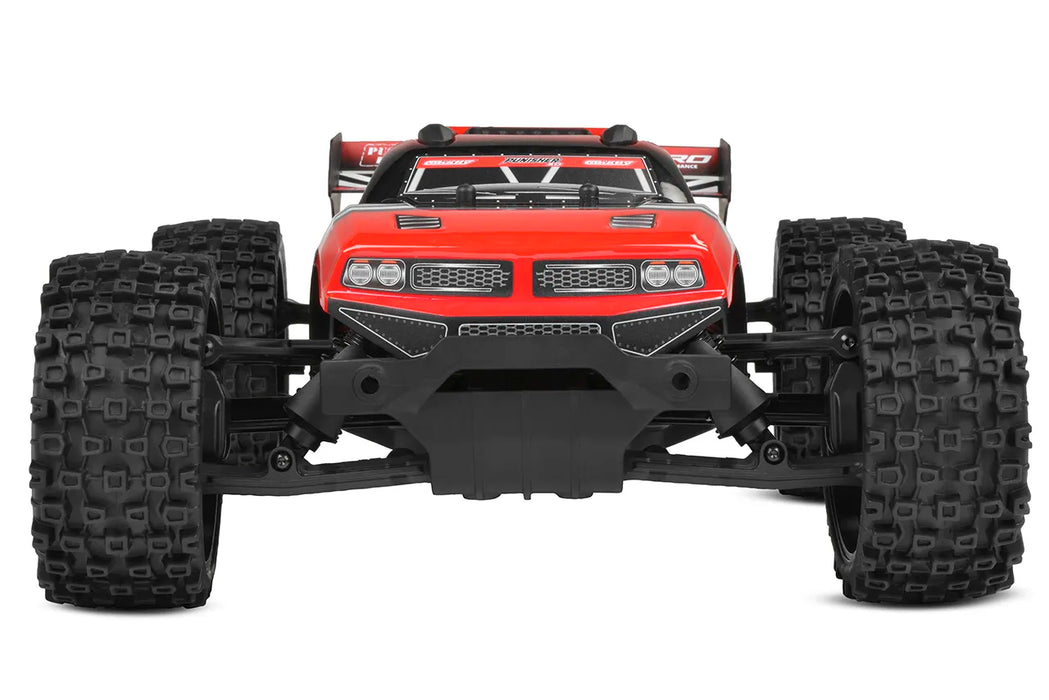 Team Corally C-00231-R Red PUNISHER XD 4WD 2S Small Scale RTR Monster Truck