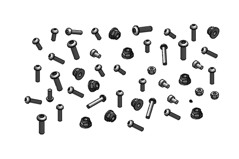 Team Corally C-00250-099 Screw Set fits Mammoth Moxoo and Triton