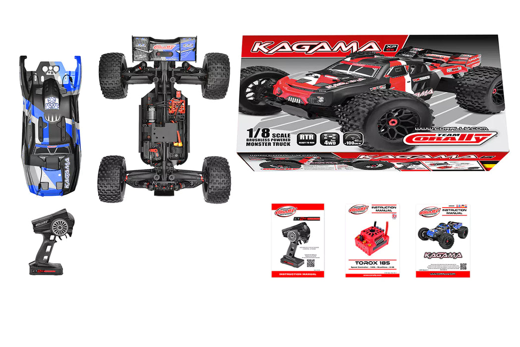 Team Corally C-00274-B Blue Kagama XP 6S Monster Truck RTR