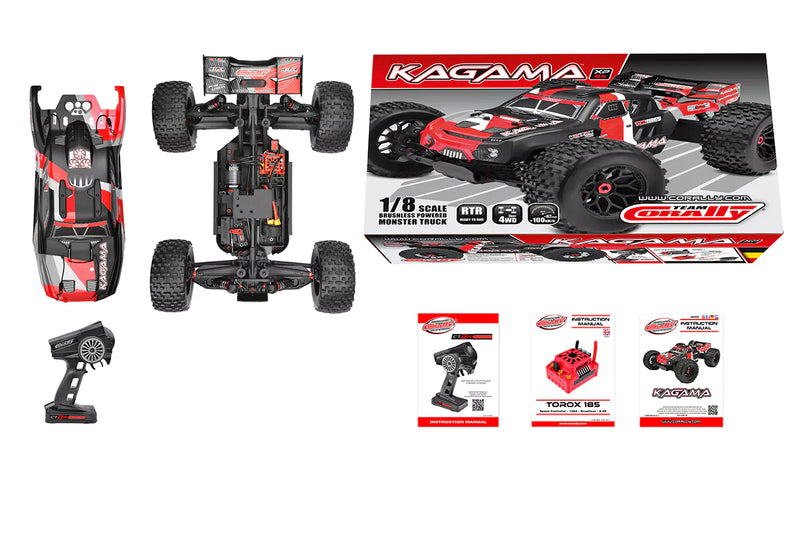 Team Corally C-00274-R Red Kagama XP 6S Monster Truck RTR