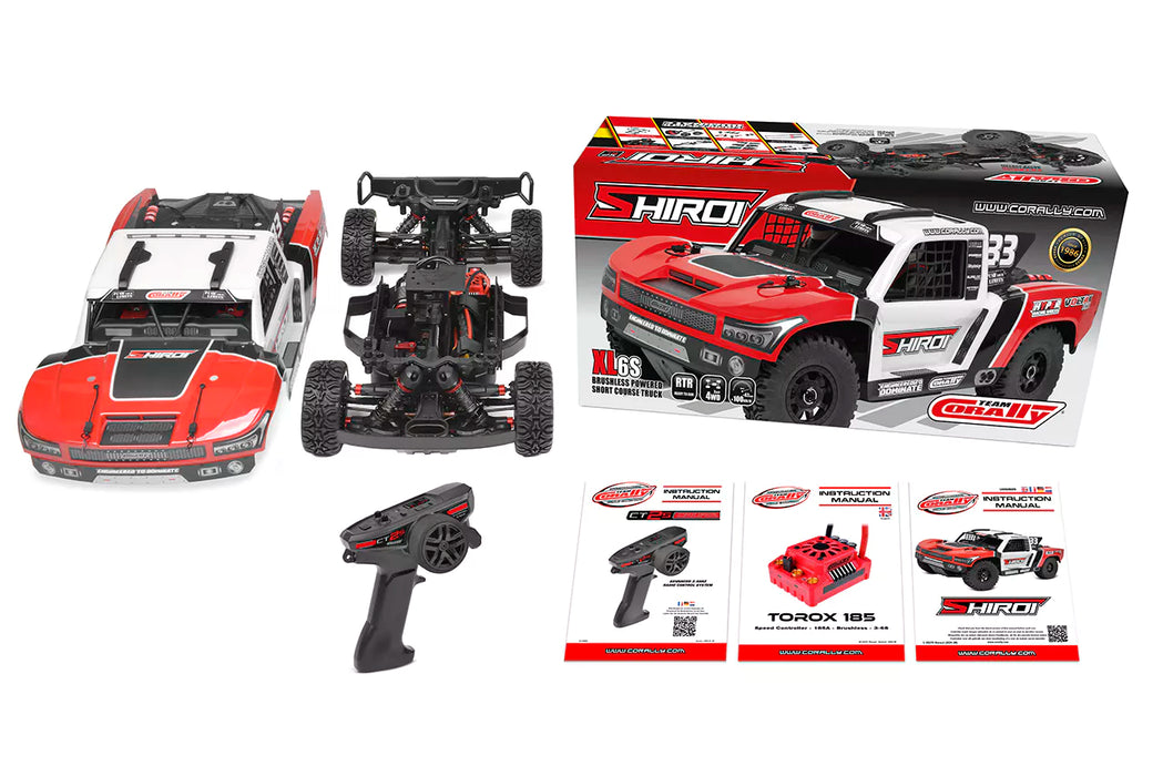 Team Corally C-00278-R Red SHIROI XP6 1/8 RTR 6S Short Course Truck