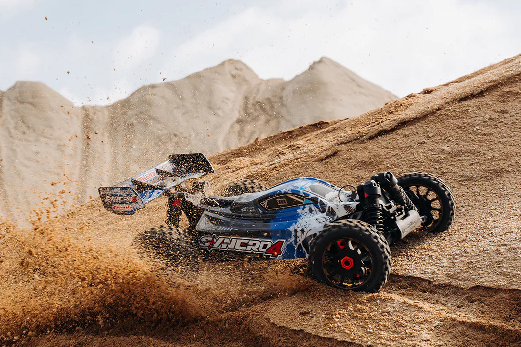 Team Corally C-00287-B Blue Syncro-4 1/8 4S Brushless Off Road Buggy RTR