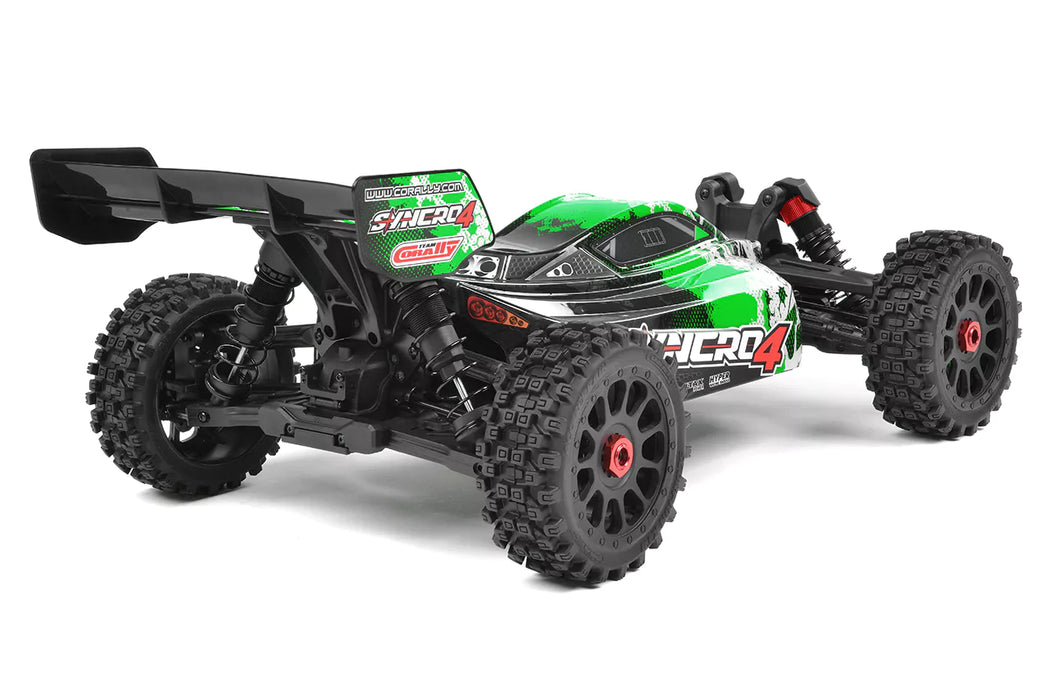 Team Corally C-00287-G Green Syncro-4 1/8 4S Brushless Off Road Buggy RTR