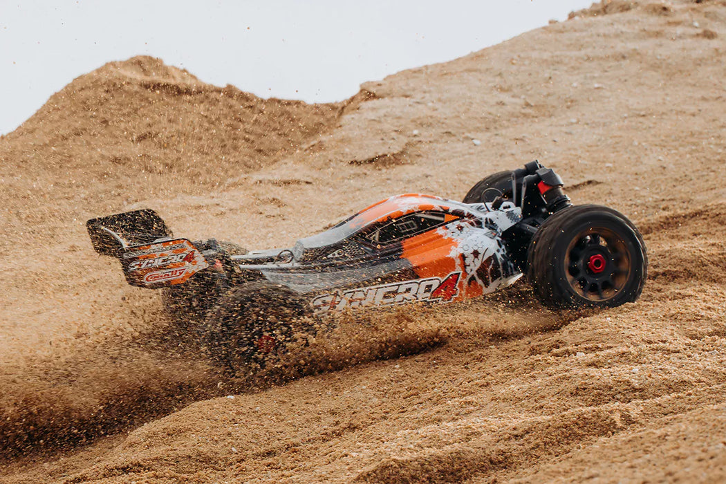 Team Corally C-00287-O Orange Syncro-4 1/8 4S Brushless Off Road Buggy RTR