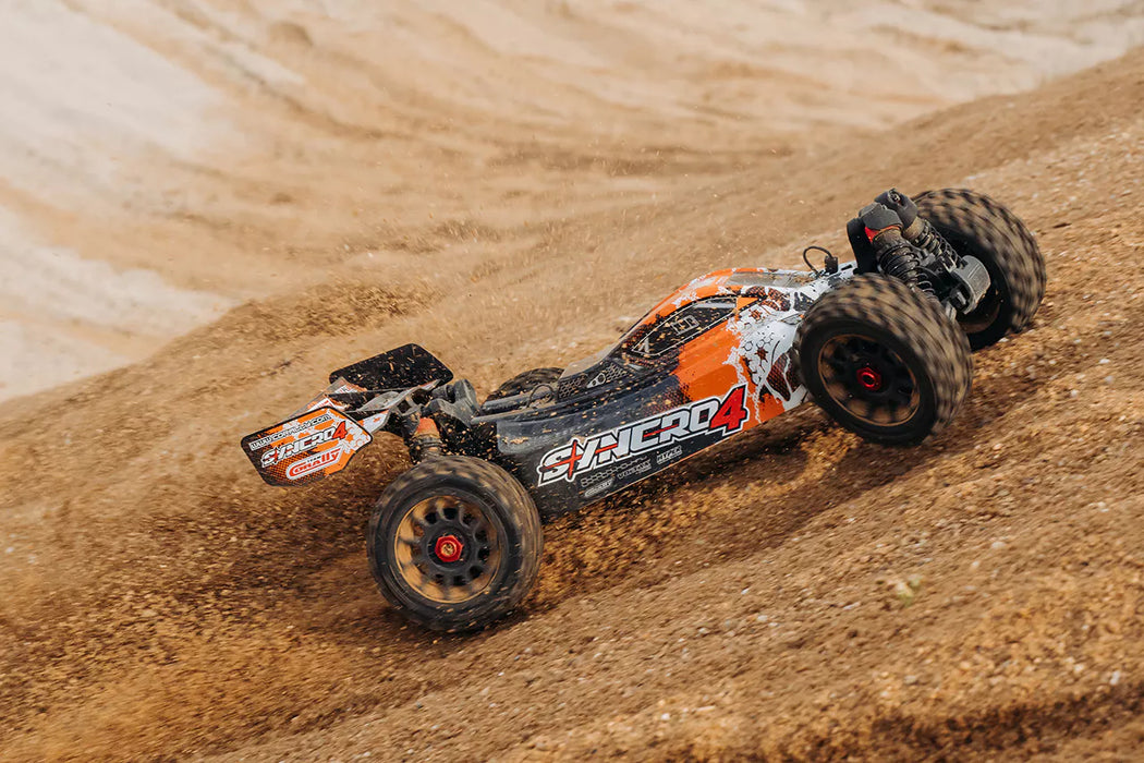 Team Corally C-00287-O Orange Syncro-4 1/8 4S Brushless Off Road Buggy RTR