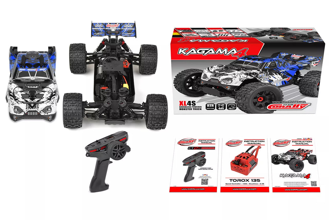 Team Corally C-00293-B Kagama 4 XL 42 Monster Truck RTR - Blue