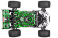 Team Corally C-00293-G Kagama 4 XL 42 Monster Truck RTR - Green