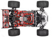 Team Corally C-00293-R Kagama 4 XL 42 Monster Truck RTR - Red