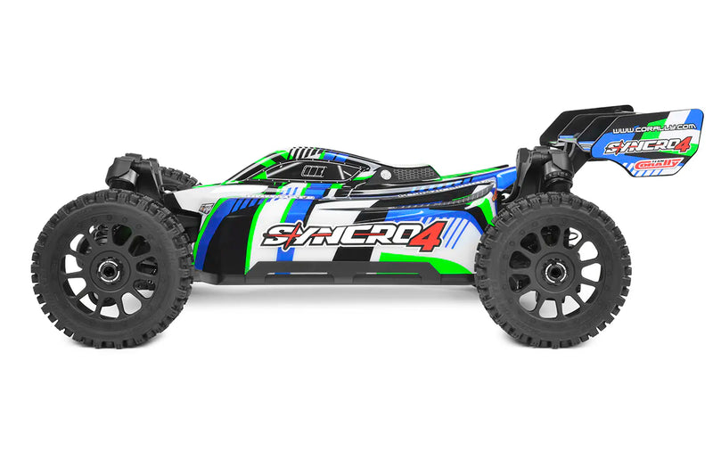 Team Corally C-00295-G SYNCRO-4 1/8 Off-Road RTR Buggy Green - Blue