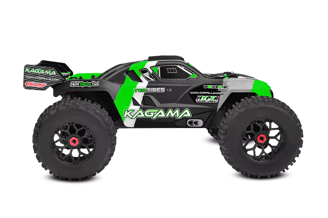 Team Corally C-00474-G Green Kagama XP 6S Monster Truck Roller Chassis