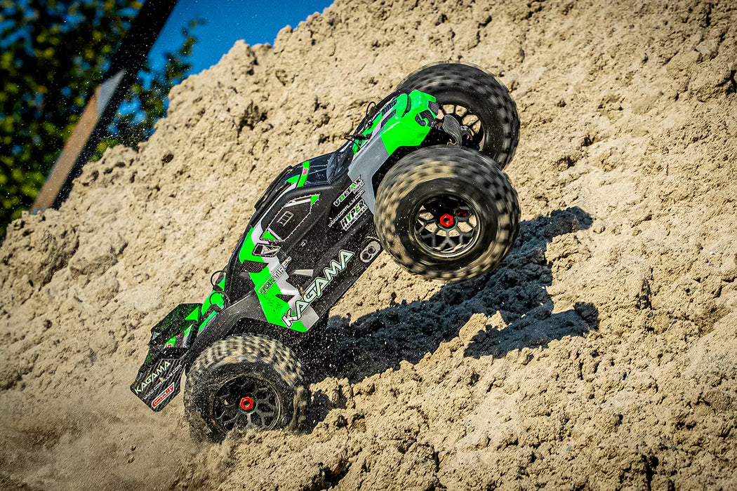 Team Corally C-00474-G Green Kagama XP 6S Monster Truck Roller Chassis