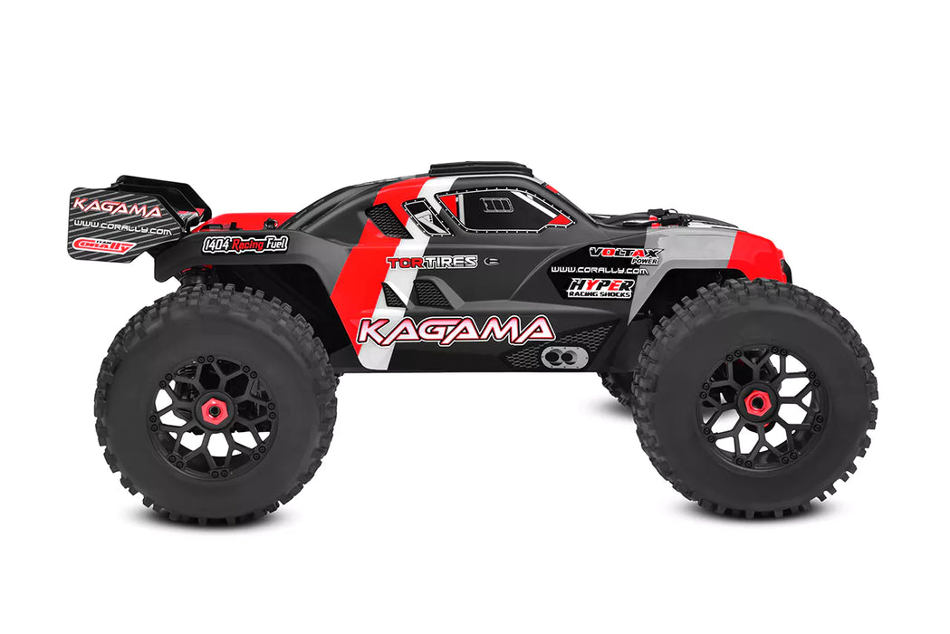 Team Corally C-00474-R Red Kagama XP 6S Monster Truck Roller Chassis