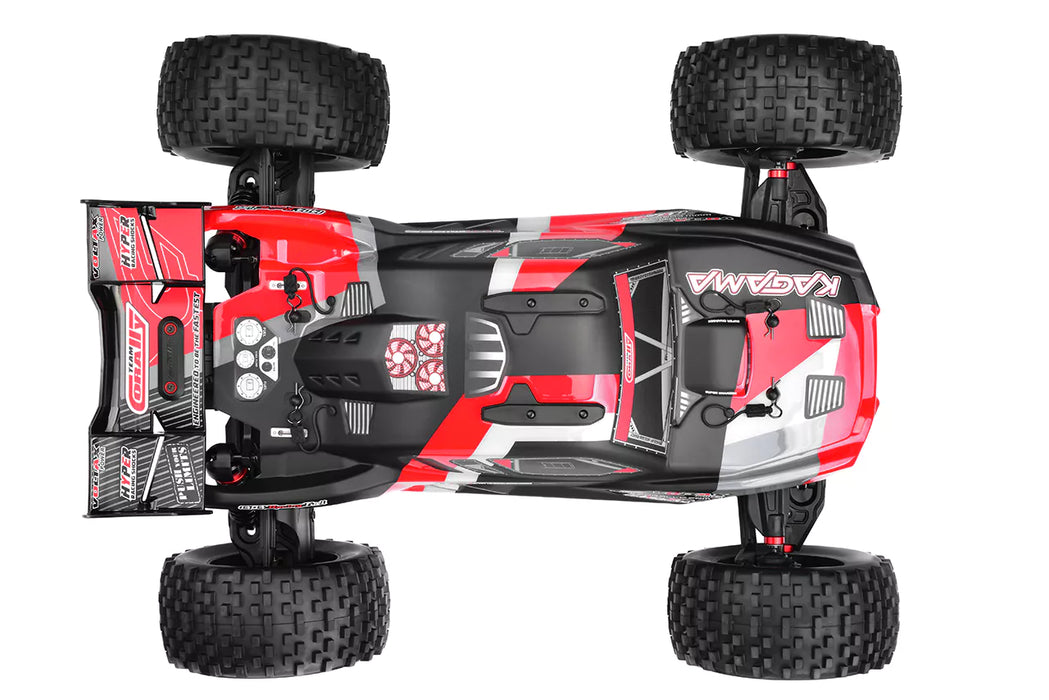 Team Corally C-00474-R Red Kagama XP 6S Monster Truck Roller Chassis