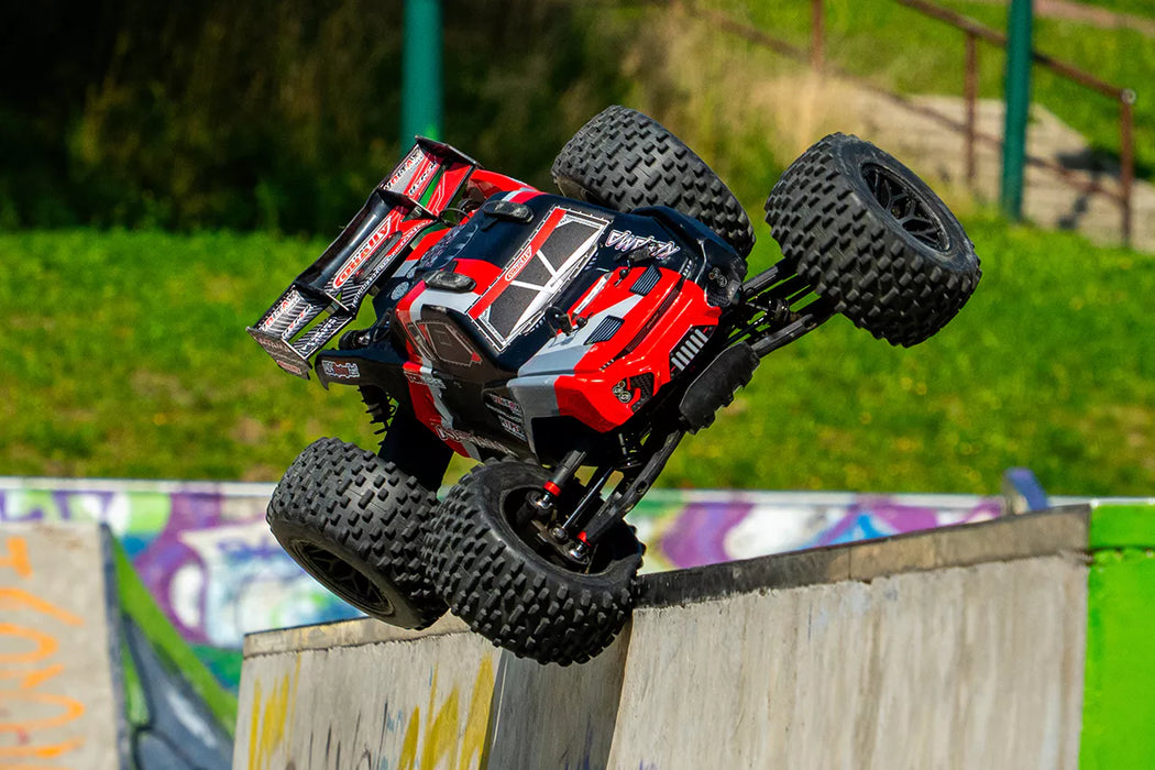 Team Corally C-00474-R Red Kagama XP 6S Monster Truck Roller Chassis