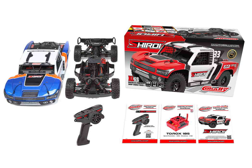 Team Corally C-00278-B Blue SHIROI XP6 1/8 RTR 6S Short Course Truck