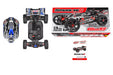 Team Corally C-00485-B Blue Spark XB6 1/8 6S Basher Buggy Roller Chassis