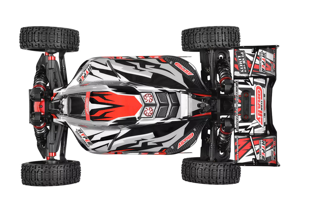 Team Corally C-00485-R Red Spark XB6 1/8 6S Basher Buggy Roller Chassis