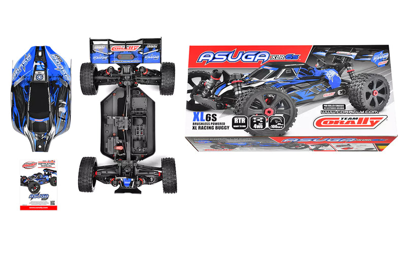 Team Corally C-00488-B Blue Asuga XLR 6S Roller