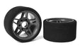 Team Corally C-14713-35 Attack Foam Front Tires for 1/8 SSX-8 35 Shore 65mm mounted on Carbon Flex Rims
