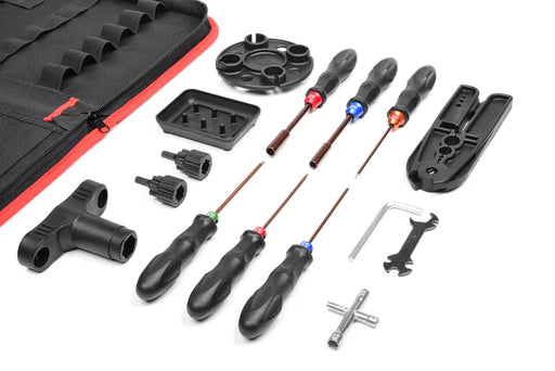 Team Corally C-16250 16 Piece RC Car Tool Set Includes Tool Bag