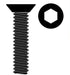 Team Corally C-3002-30-10 Steel M3 x 10mm Hex Flat Head Screws (10 Pack)