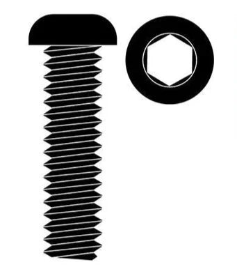 Team Corally C-3003-25-08 Steel 2.5 x 8mm Hex Button Head Screws (10 Pack)