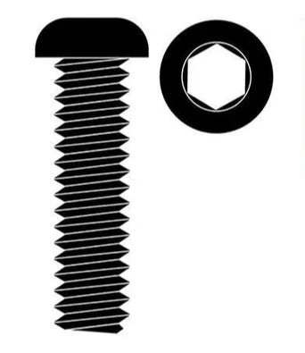 Team Corally C-3003-30-06 Steel M3 x 6mm Hex Button Head Screws (10 Pack)