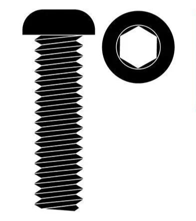 Team Corally C-3003-30-10 Steel M3 x 10mm Hex Button Head Screws (10 Pack)