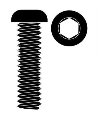 Team Corally C-3003-30-12 Steel M3 x 12mm Hex Button Head Screws (10 Pack)